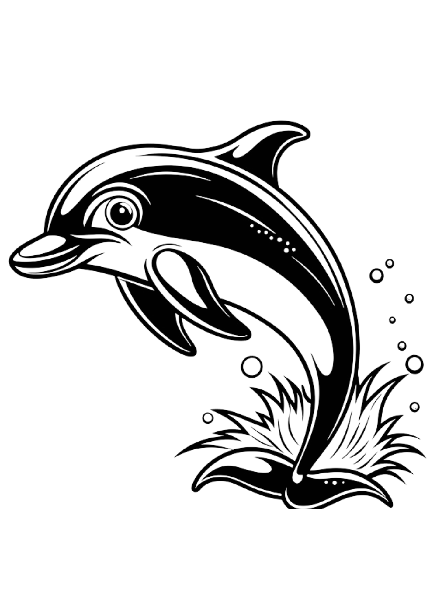 TeMaRo™ Shoulder Tattoo Tattoo with Dolphins