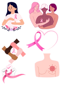 TeMaRo™ Simple Breast Cancer Tattoo Ideas
