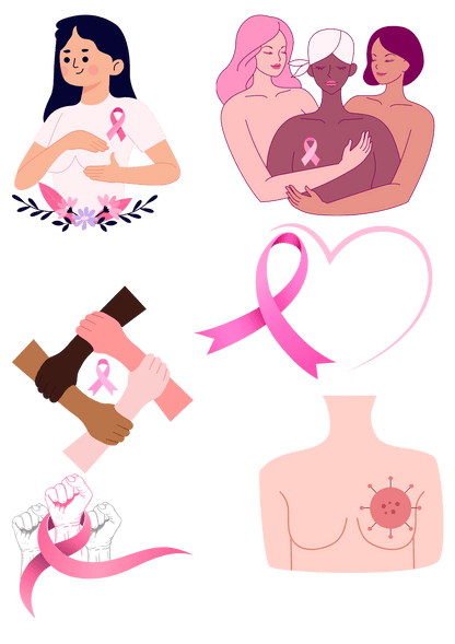 TeMaRo™ Simple Breast Cancer Tattoo Ideas