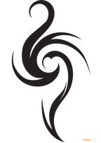 TeMaRo™ Simple Tribals Tattoo