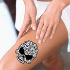 TeMaRo™ Skull Rose Tattoo on Hand