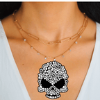 TeMaRo™ Skull Rose Tattoo on Hand