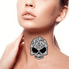 TeMaRo™ Skull Rose Tattoo on Hand