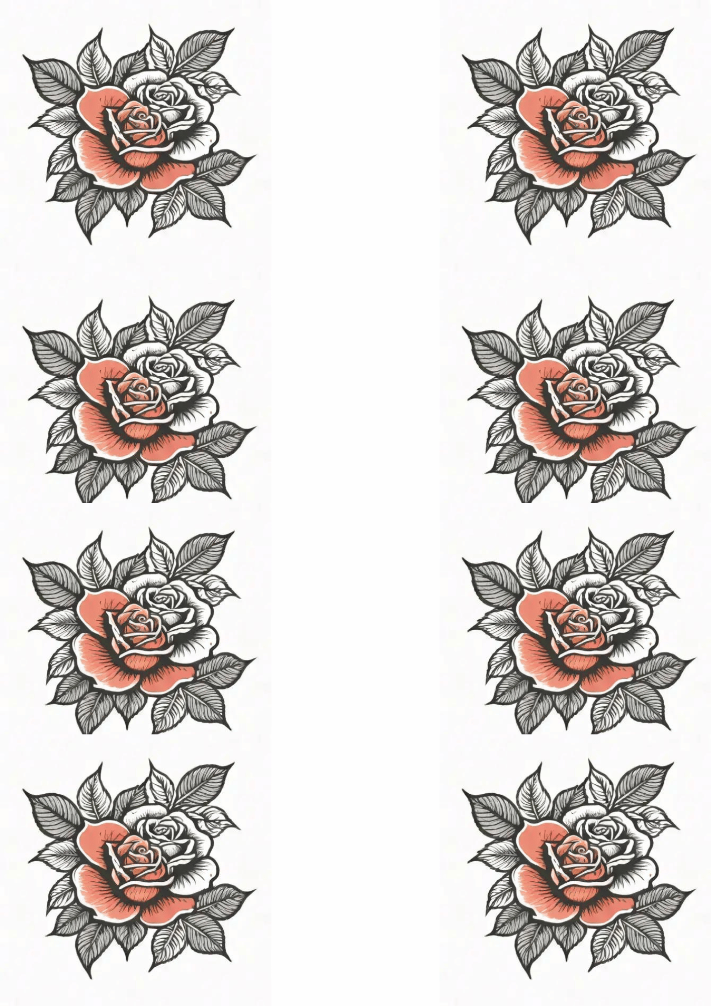 TeMaRo™ Small Leg Tattoo for Ladies - Roses