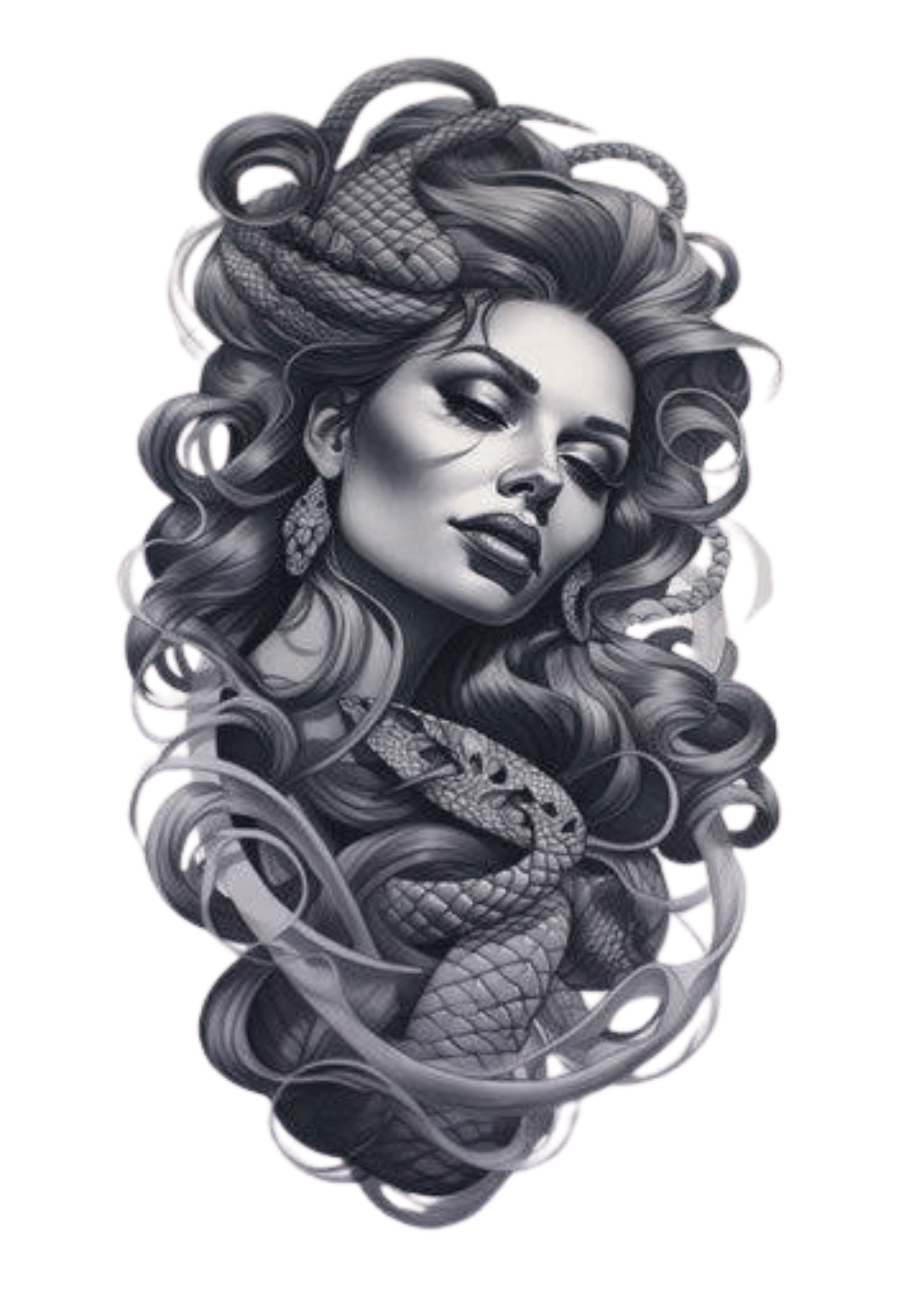 TeMaRo™ Tattoo Designs for Men - Medusa