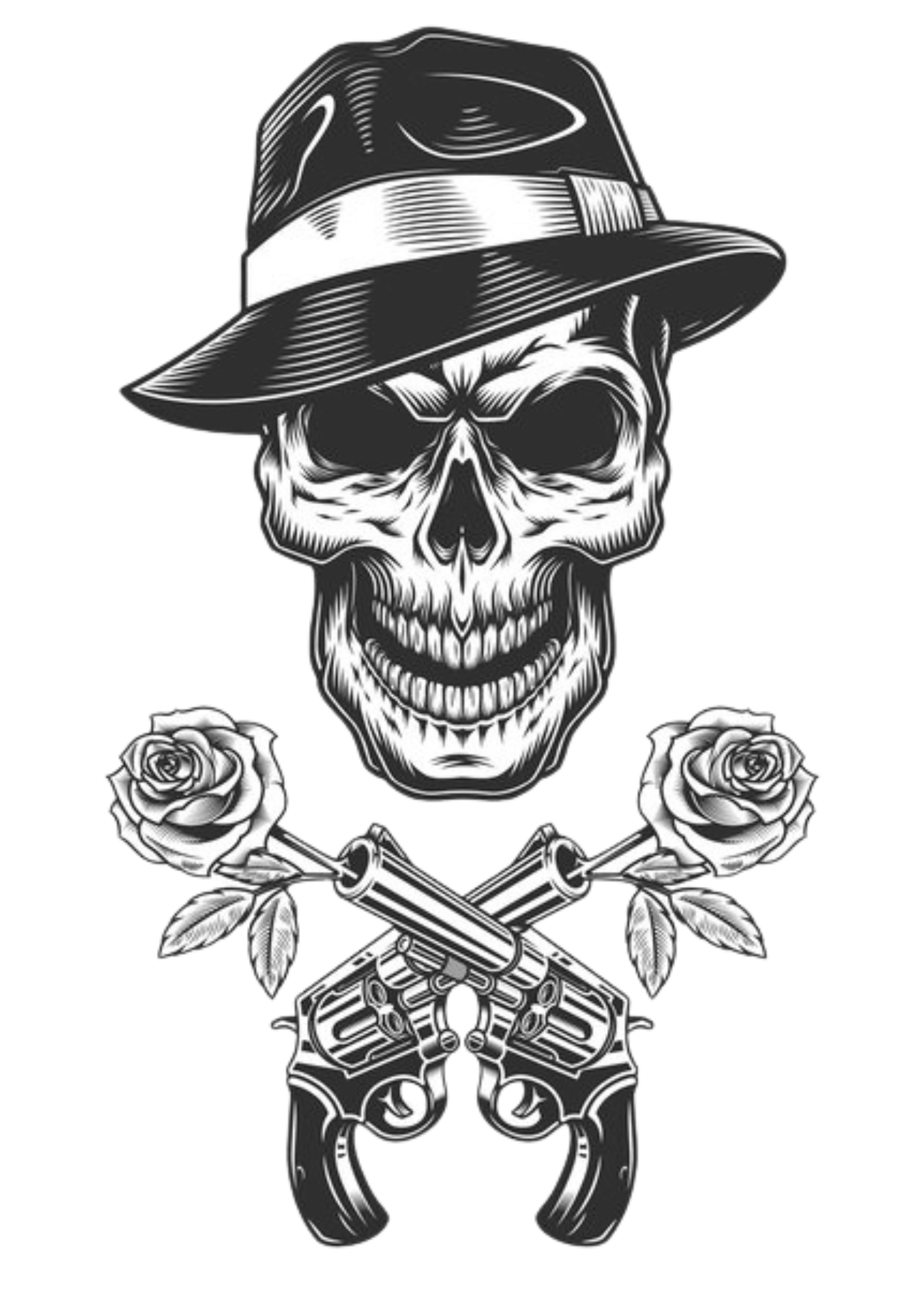 TeMaRo™ Tattoo - Guns and Roses