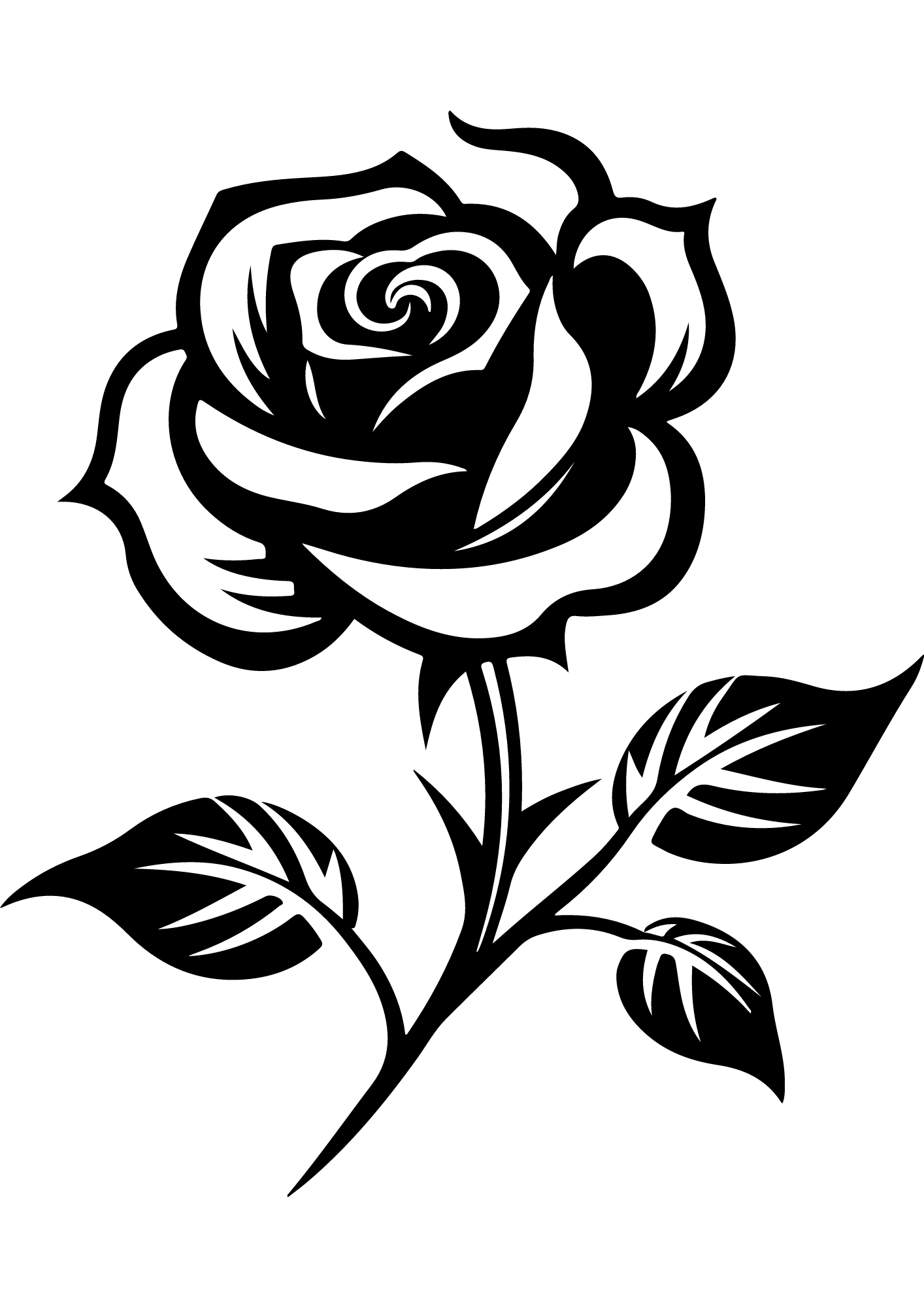 TeMaRo™ Tattoo Rose Design