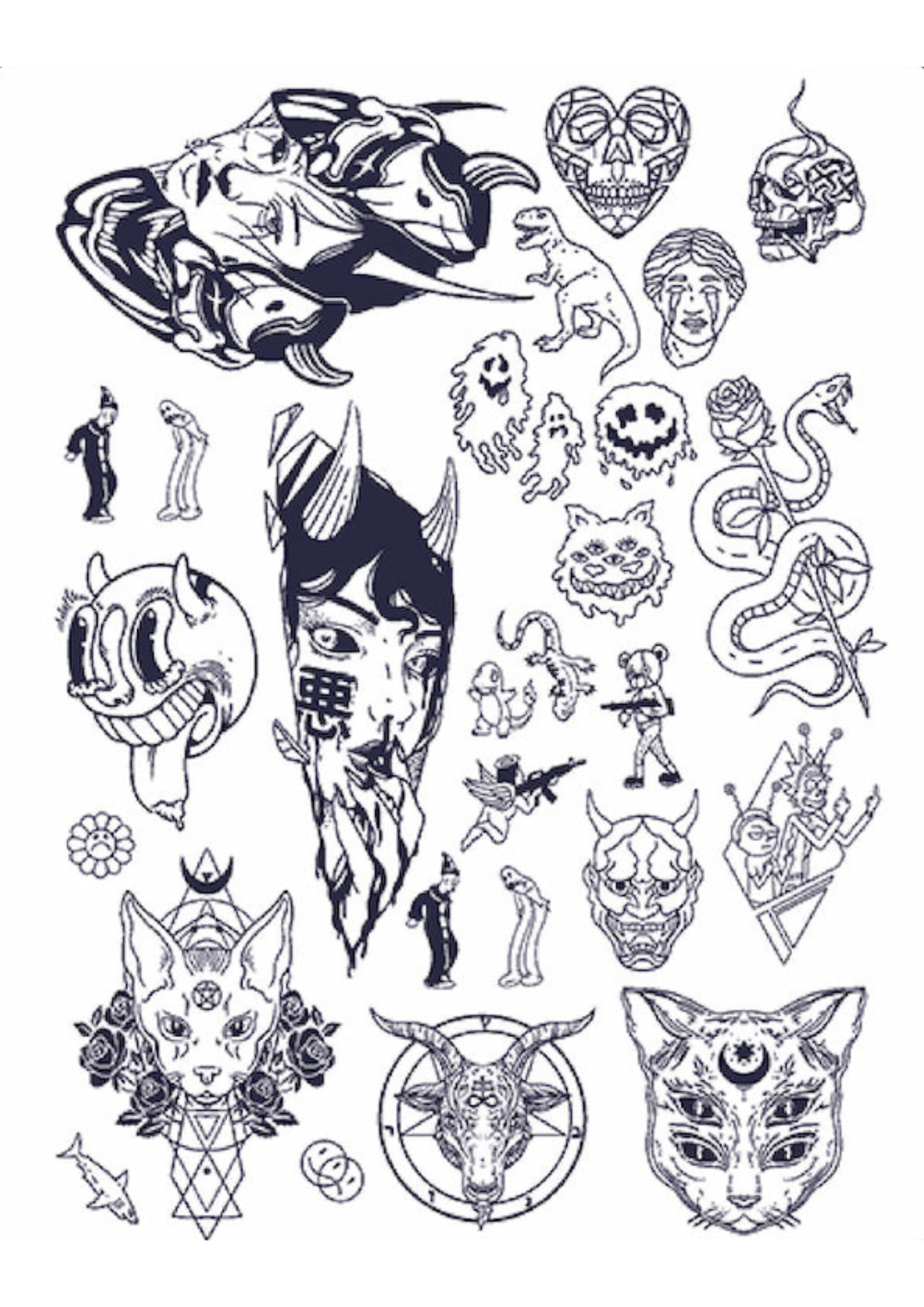 TeMaRo™ Tattoo Sheets