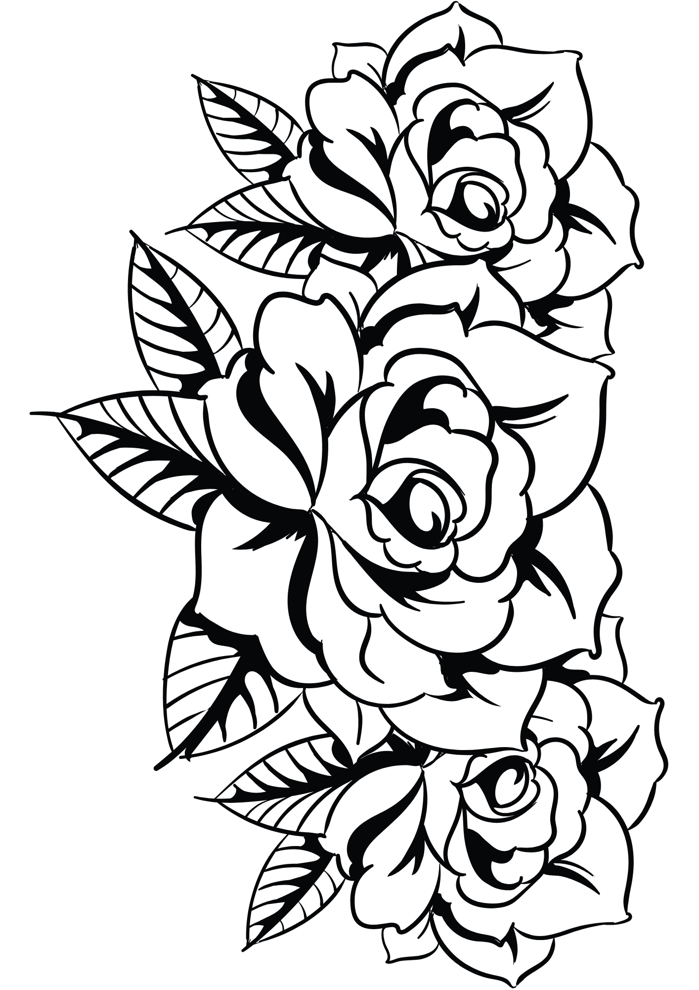 TeMaRo Tattoo Sticker Fake Tattoo for Sale Roses