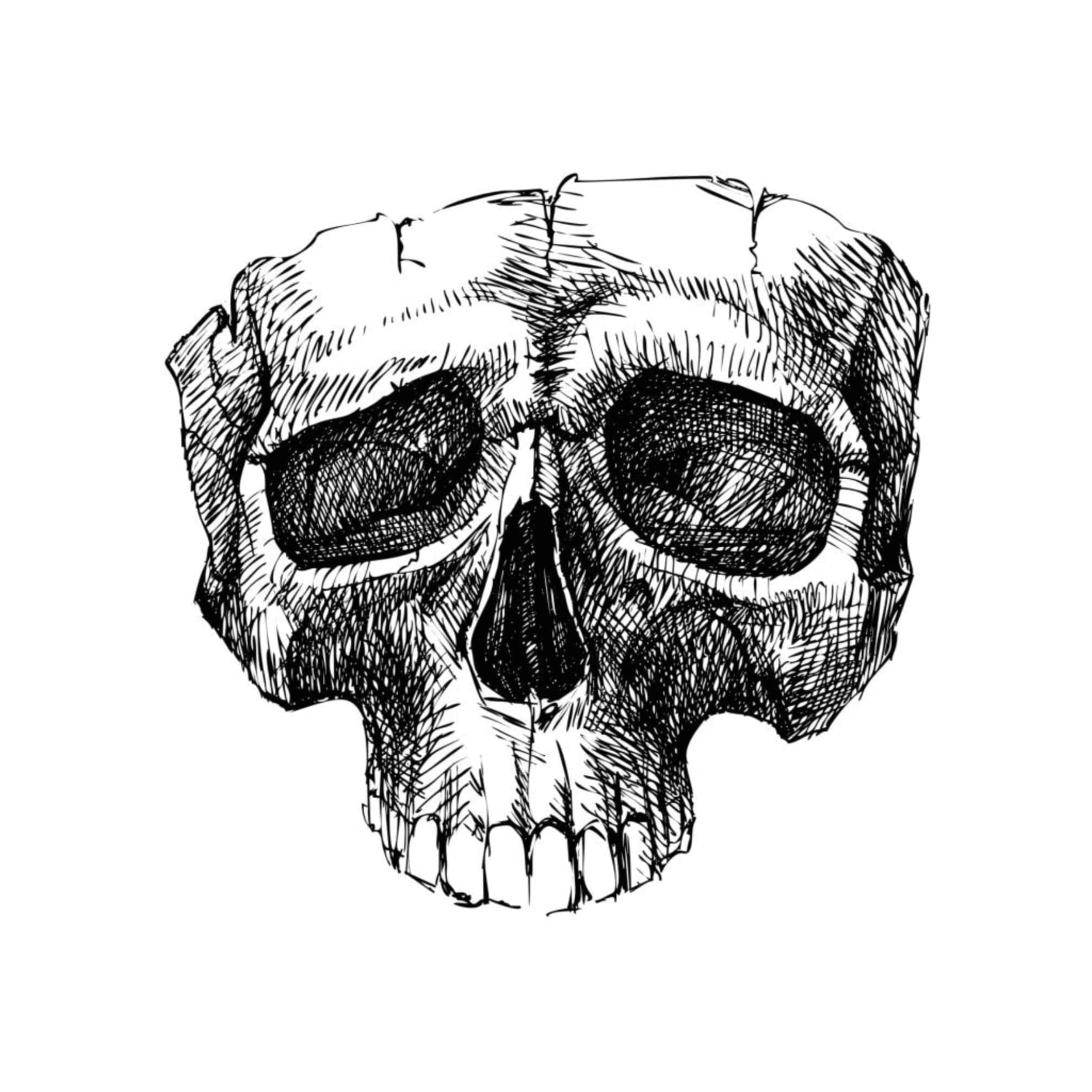 TeMaRo™ Tattoo Sticker Temporary Skull Tattoos