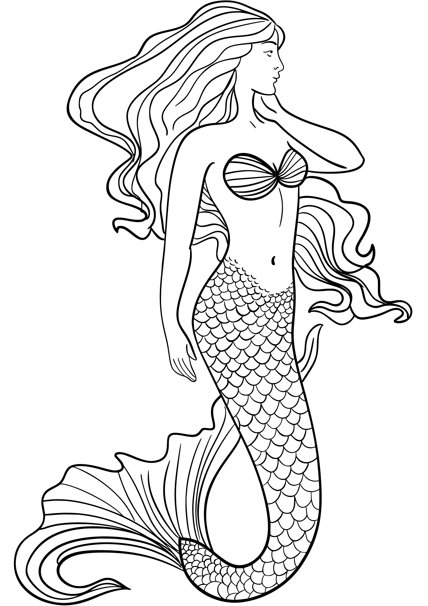 TeMaRo Tattoo Stickers Amazon Mermaid Tail