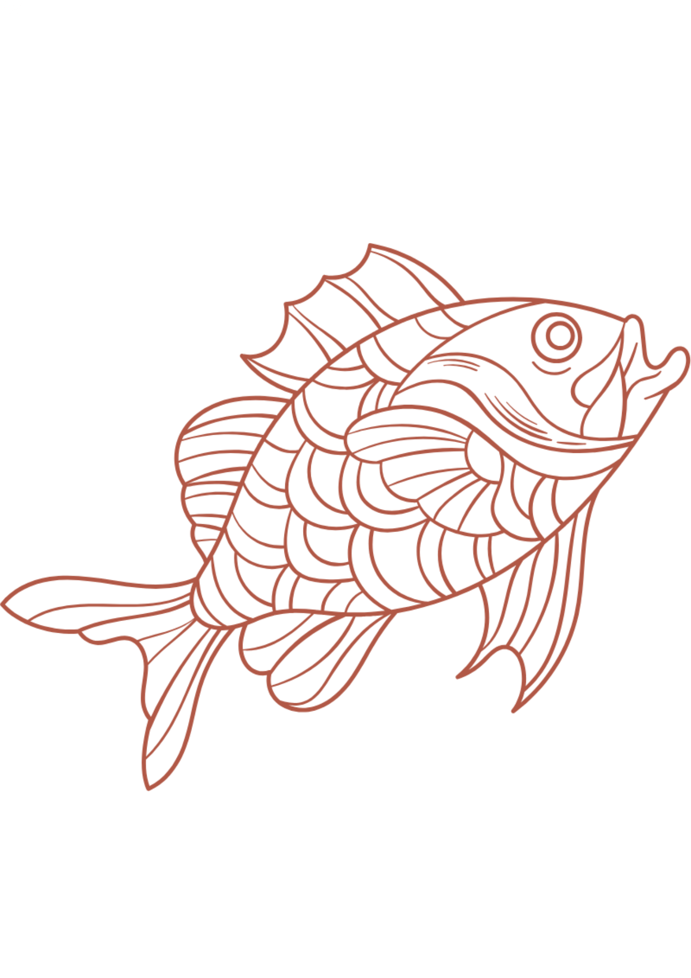 TeMaRo™ Tattoo Style Fish