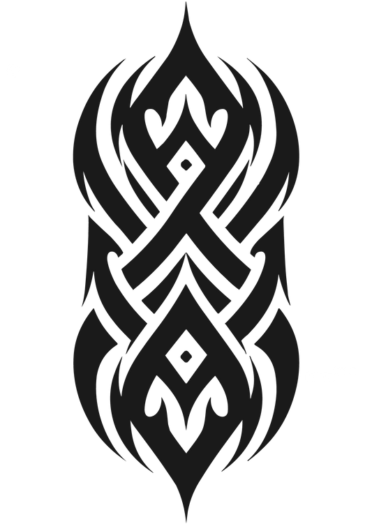 TeMaRo™ Tattoo Tribal Design Male