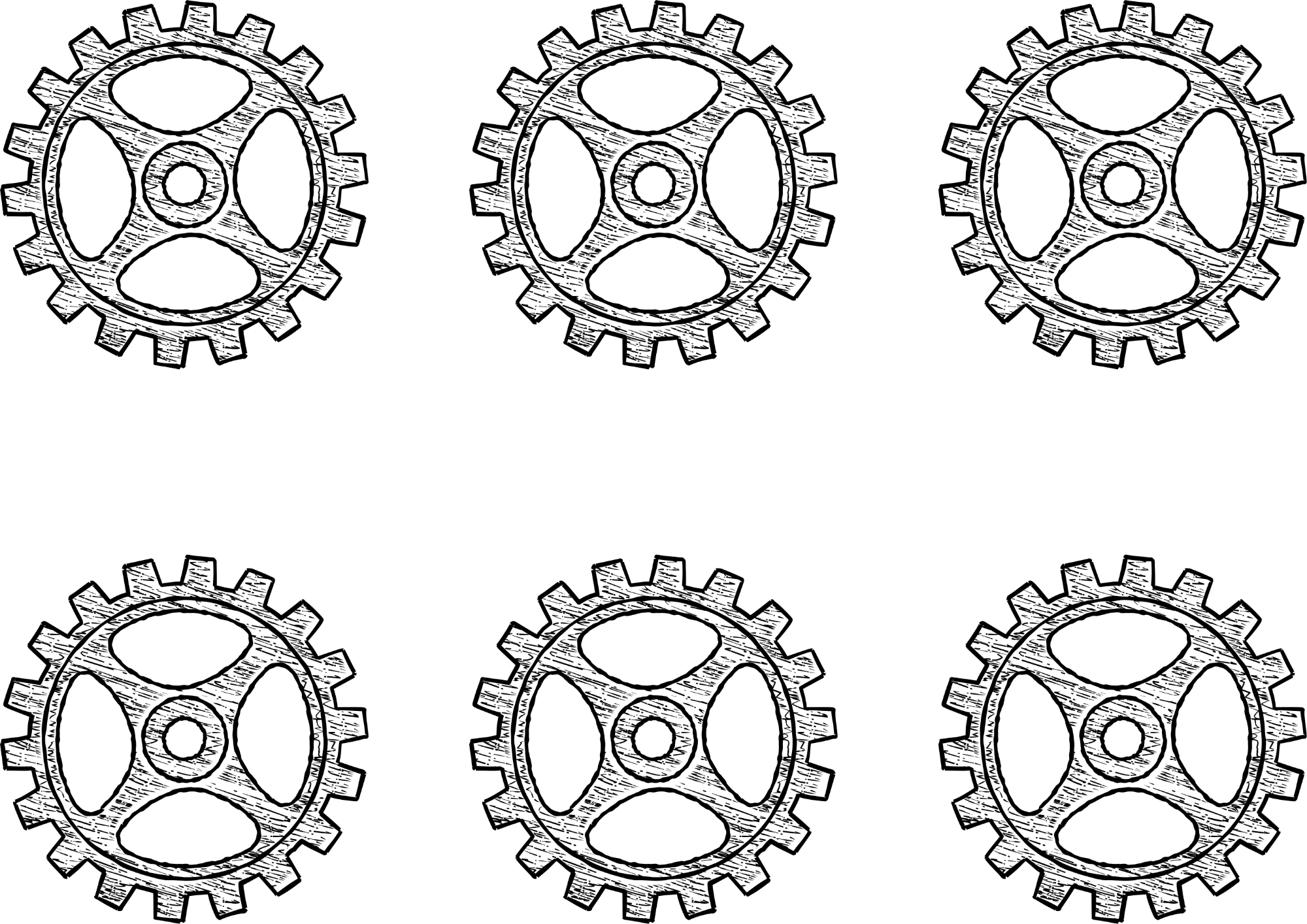 TeMaRo™ Tattoos Matching for Couples Steampunk Gears