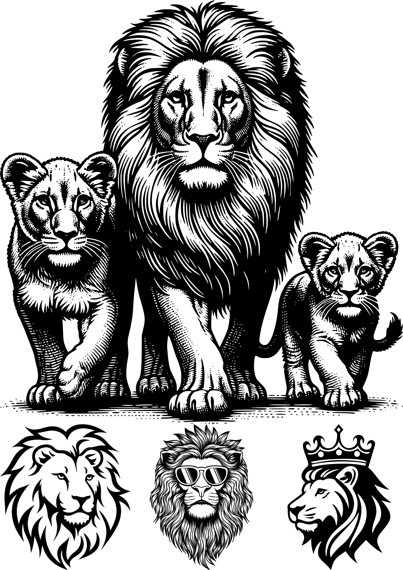 TeMaRo™ Tattoos of Lions