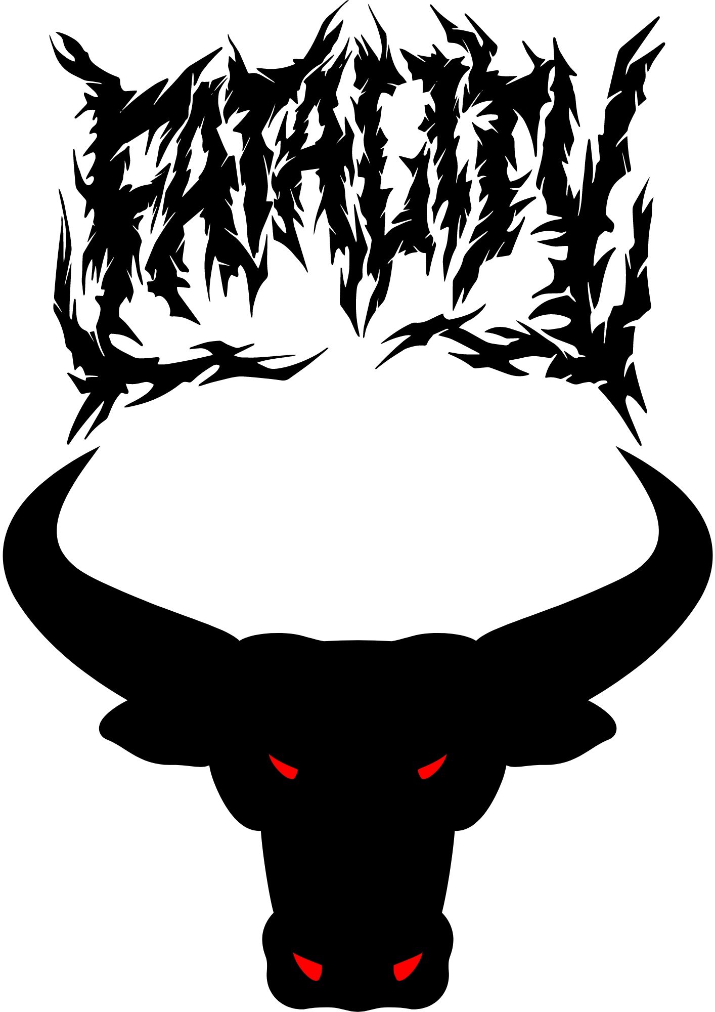 TeMaRo™ Taurus Bull Tribal Lettering Tattoo Designs - Fatality