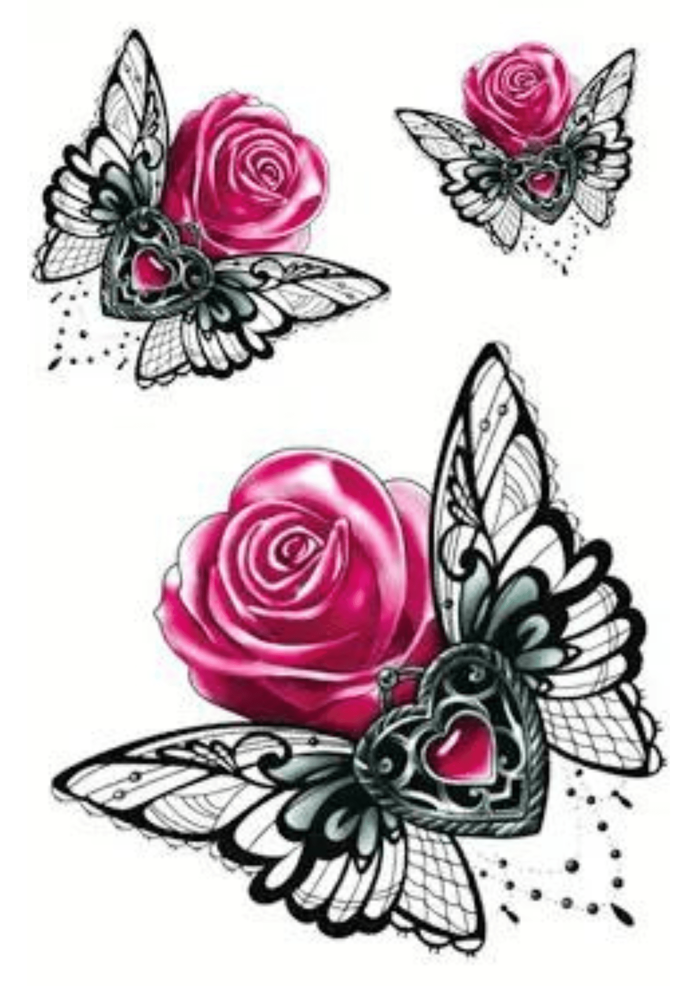 TeMaRo™ Temporary Tattoo Butterfly