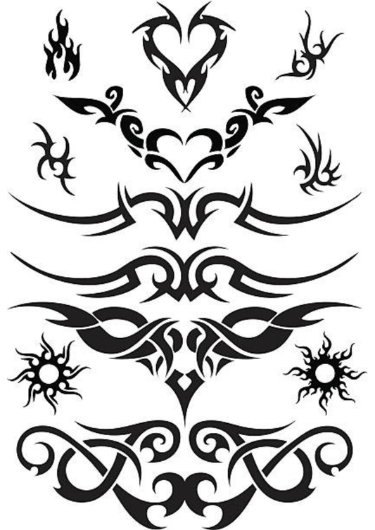 TeMaRo™ Temporary Tattoo of Tribal