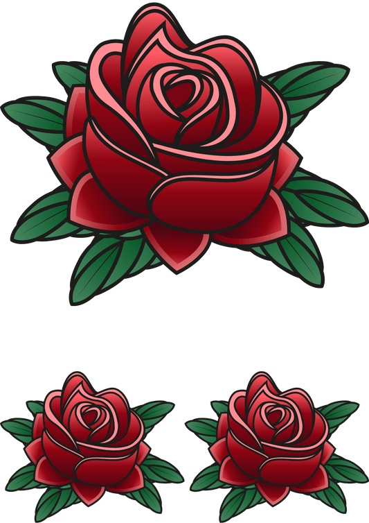 TeMaRo™ Temporary Tattoo Rose