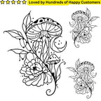 Henna Tattoos Johannesburg – Floral Mushroom Designs
