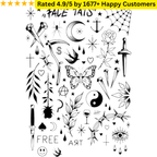TeMaRo™ Temporary Tattoos on Face