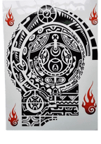 TeMaRo™ The Rock Temporary Tattoo