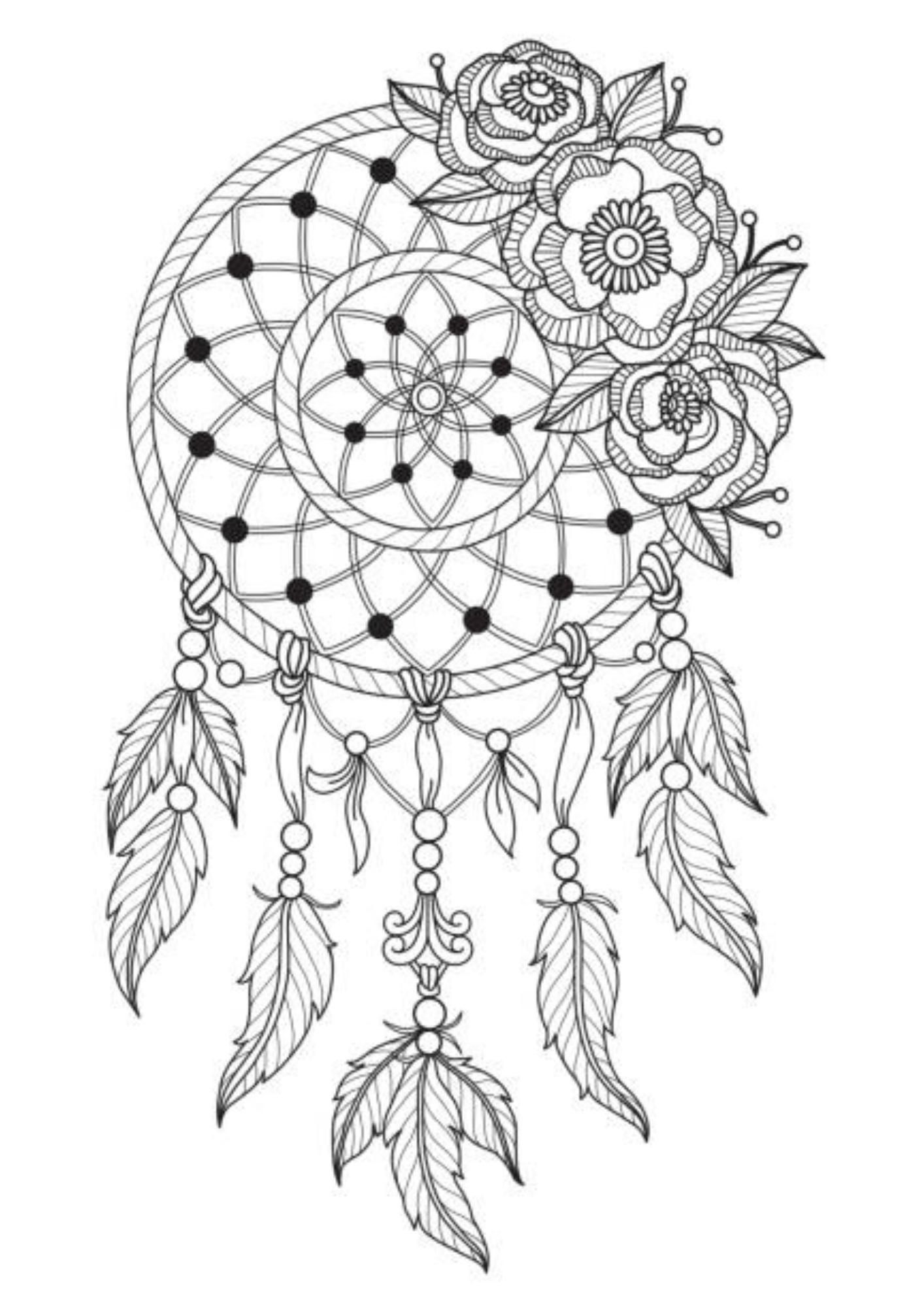 TeMaRo™ Thigh Tattoo Ladies - Dream Catcher