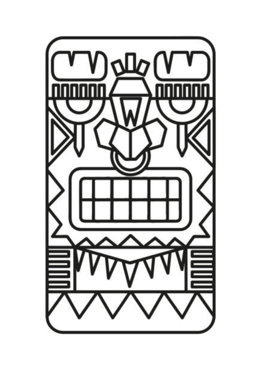 TeMaRo™ TIKI Temporary Tattoo for Sale