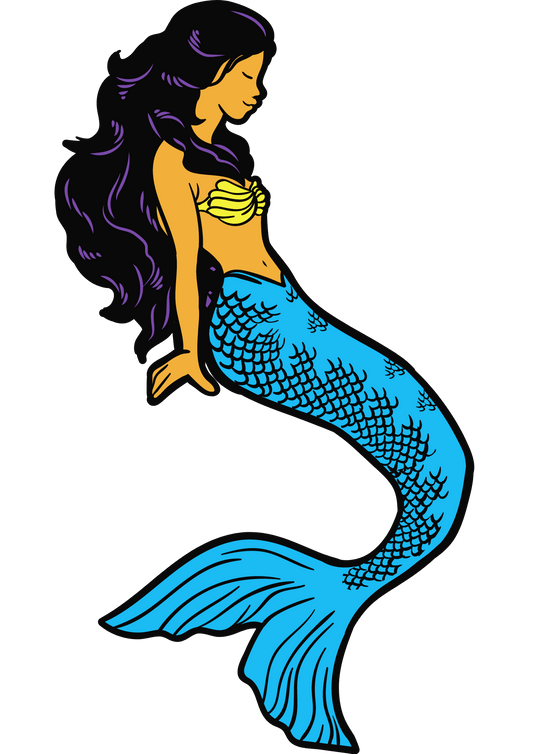 TeMaRo™ Traditional Tattoo Sticker Mermaid