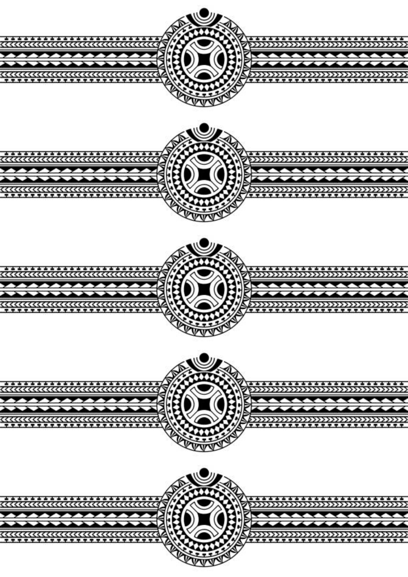 TeMaRo™ Tribal Belt Tattoo Designs