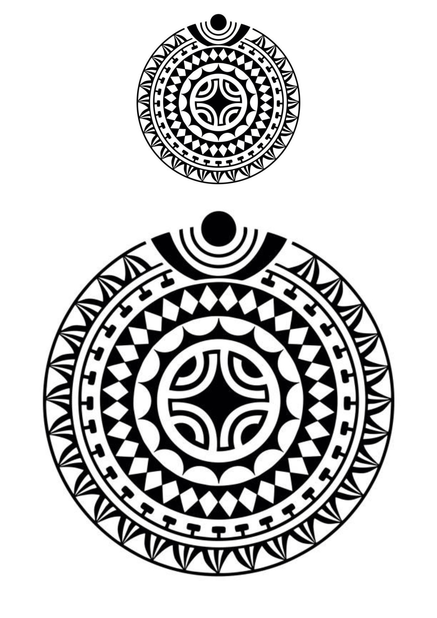 TeMaRo™ Tribal Sticker Tattoo Design