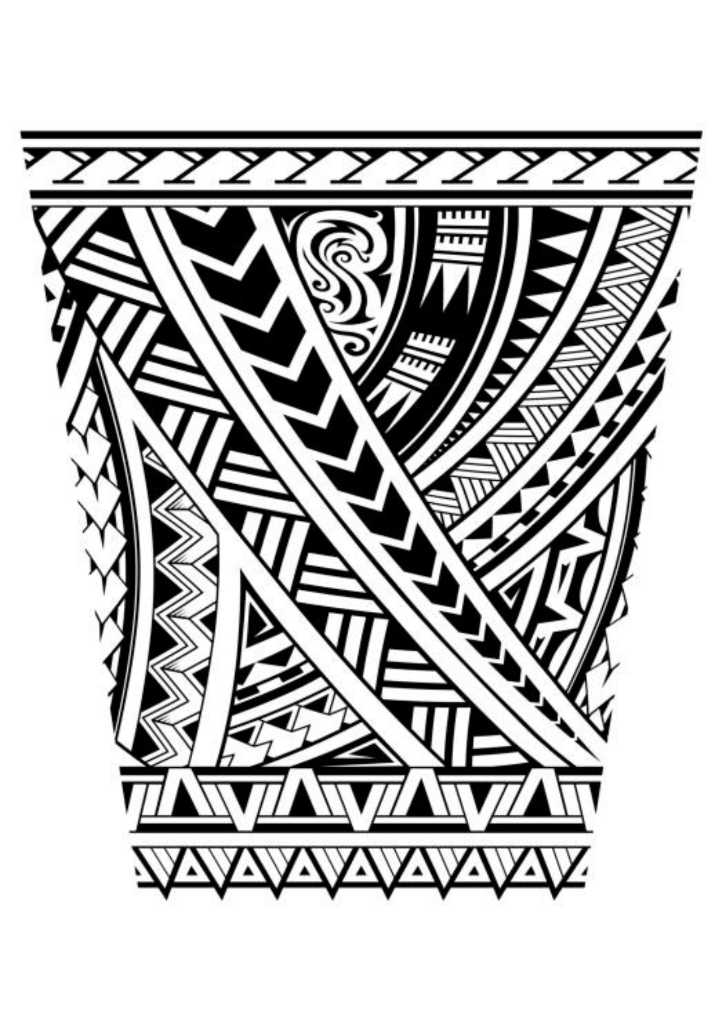 TeMaRo™ Tribal Tattoo Designs Male