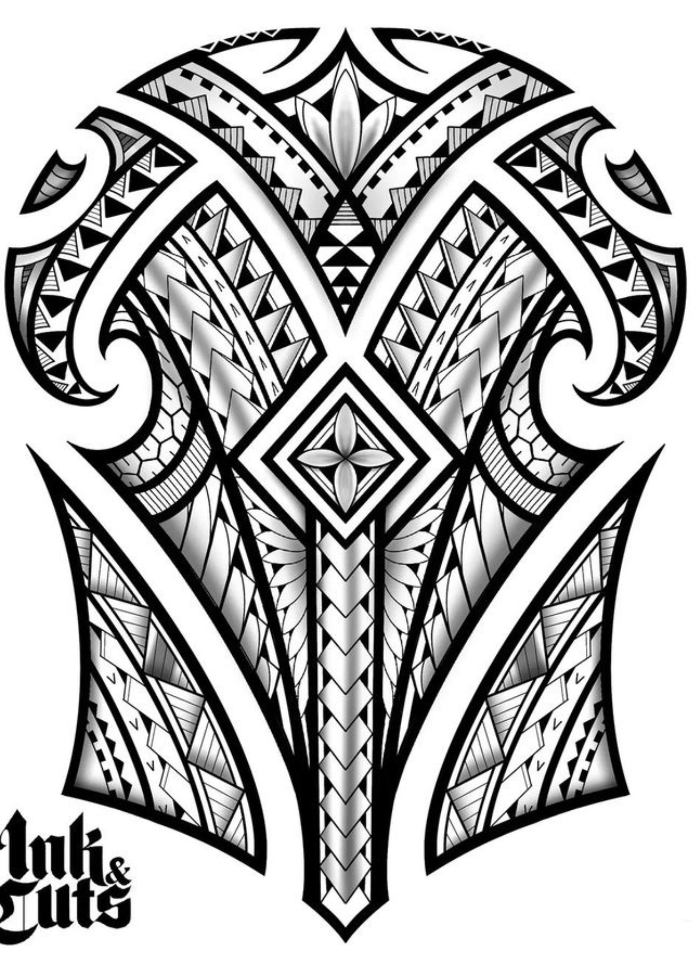 TeMaRo™ Tribal Tattoo in Chest