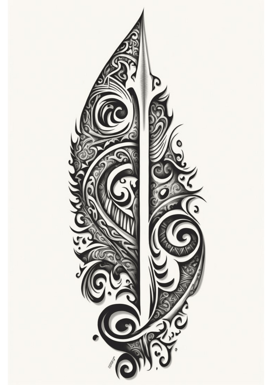 TeMaRo™ Tribal Tattoo in Forearm