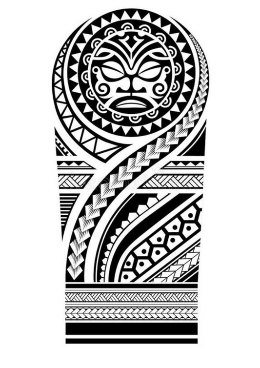 TeMaRo™ Tribal Tattoo on Leg