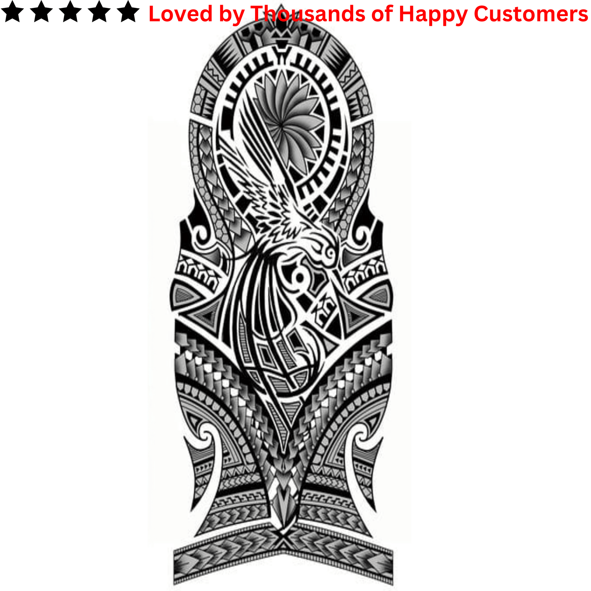 TeMaRo™ Tribal Tattoo Print