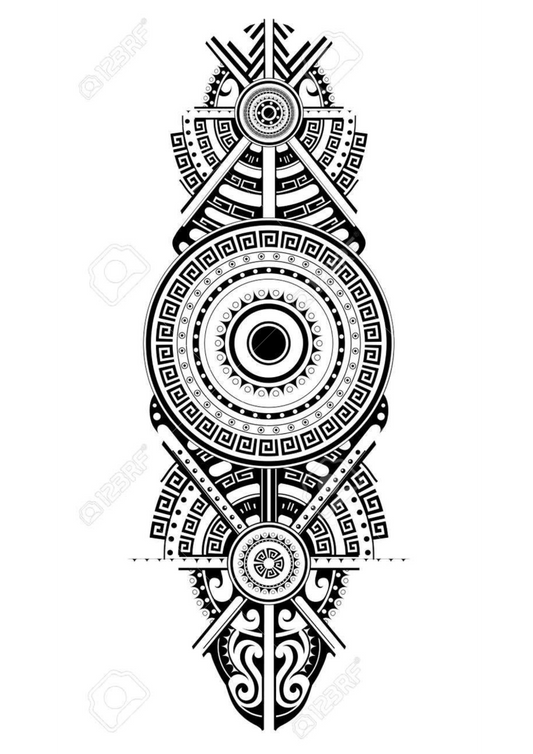 TeMaRo™ Tribal Tattoo Small