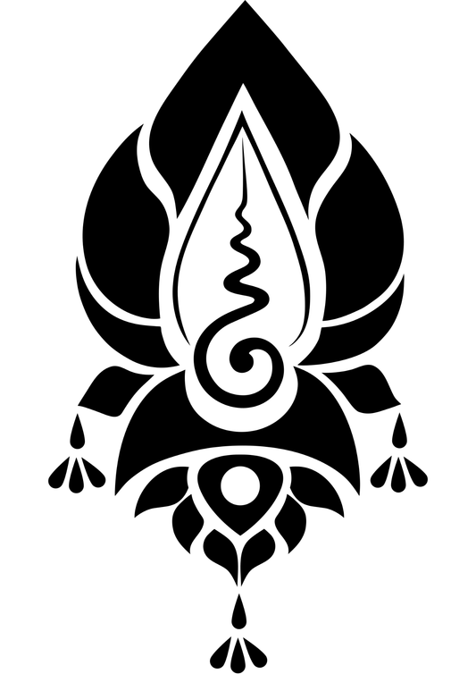 TeMaRo™ Unalome Lotus Tattoo