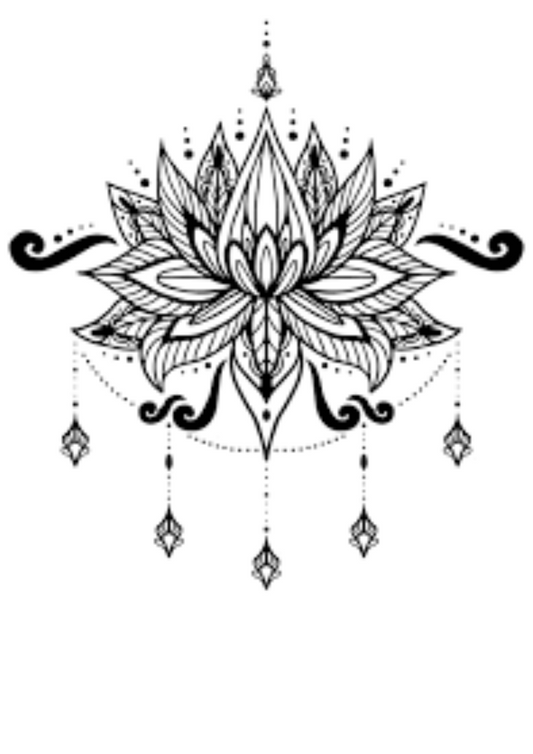 TeMaRo™ Underboob Tattoo - Mandala