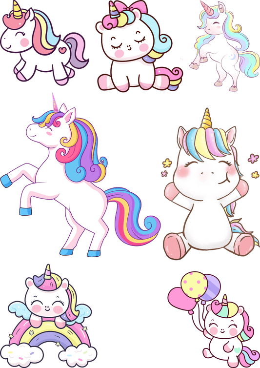 TeMaRo™ Unicorn Tattoos Pack