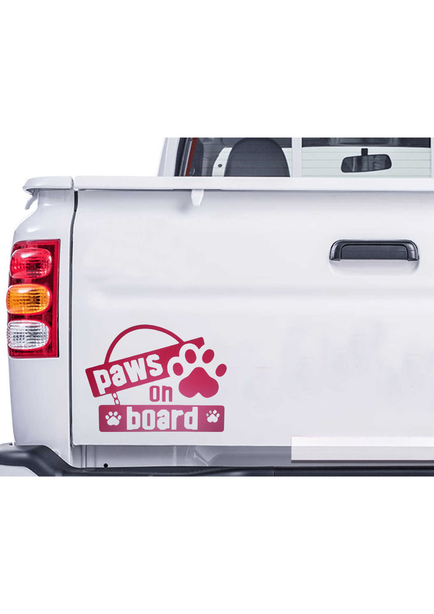 TeMaRo™ Vehicle Decals - Paws On Board (21X30cm)