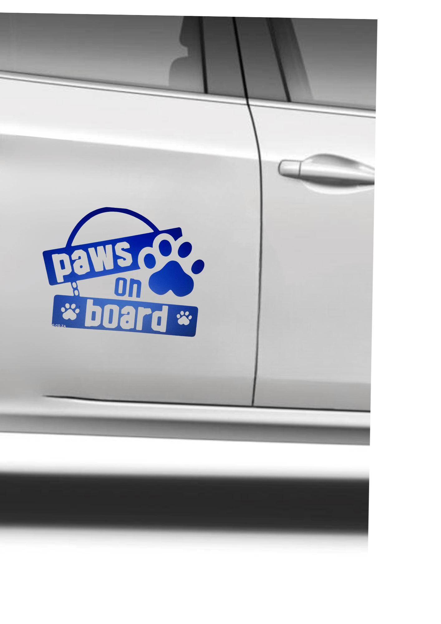 TeMaRo™ Vehicle Decals - Paws On Board (21X30cm)