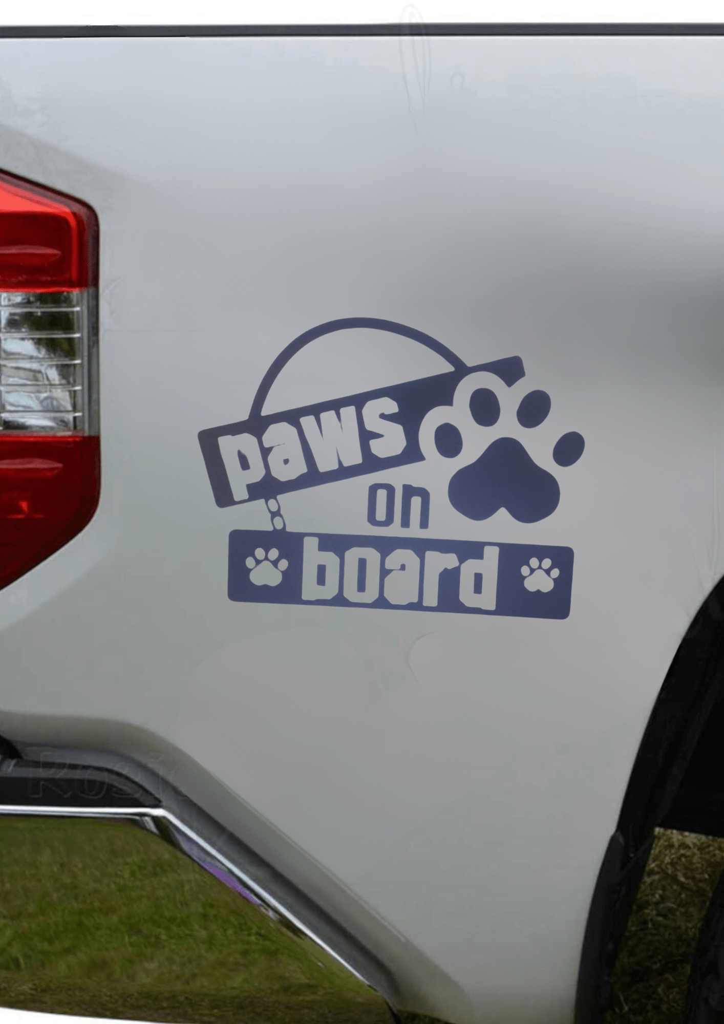 TeMaRo™ Vehicle Decals - Paws On Board (21X30cm)