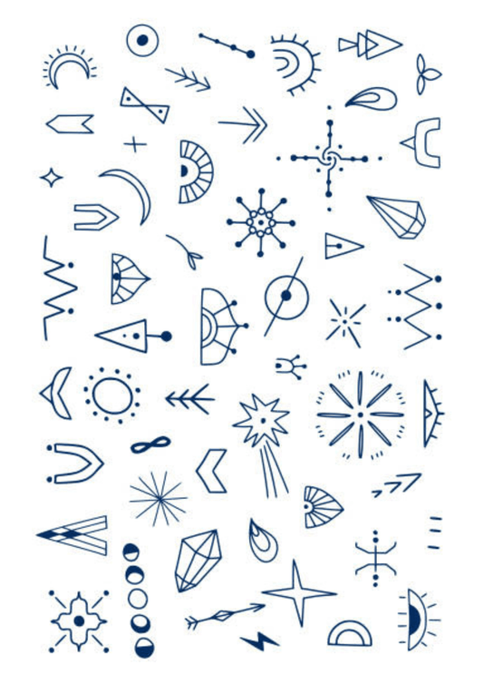 TeMaRo™ Very Small Tattoo Ideas - Variety Pack