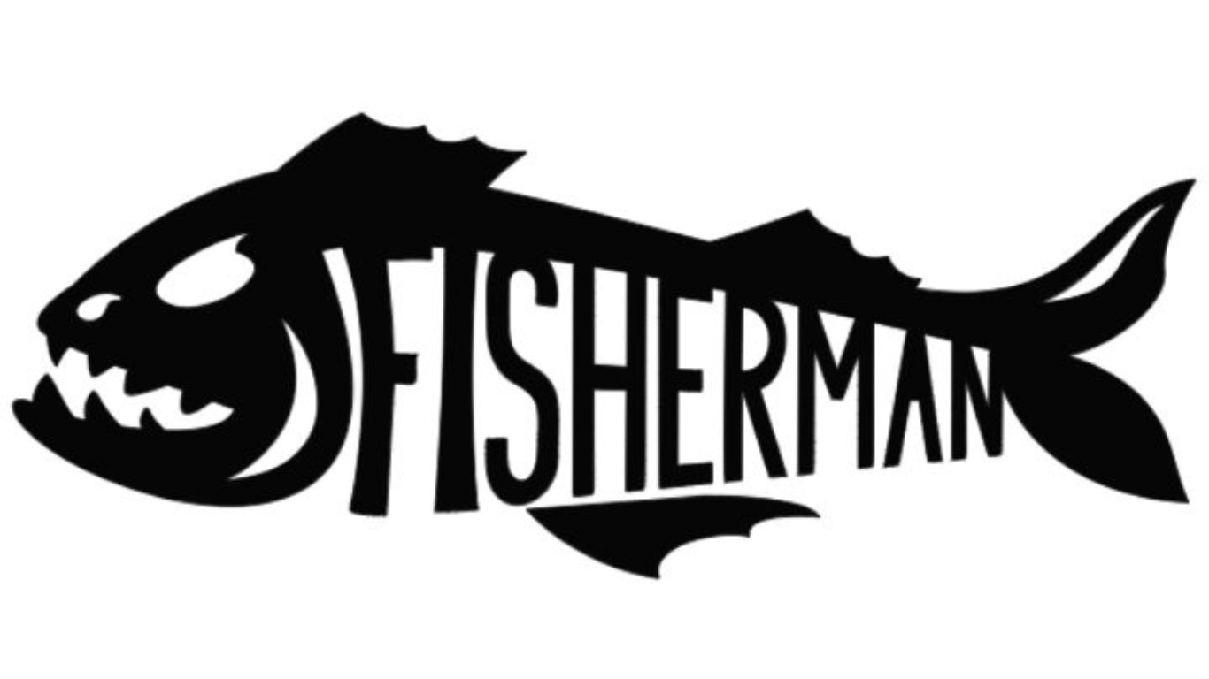 TeMaRo™ Vinyl Printing - Fisherman Decal (30x25cm)