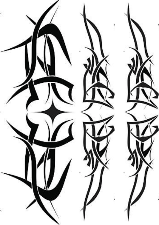 TeMaRo™ Waistline Tattoos Tribal