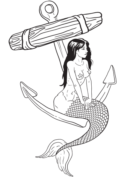 TeMaRo Waterproof Temporary Tattoos Mermaid