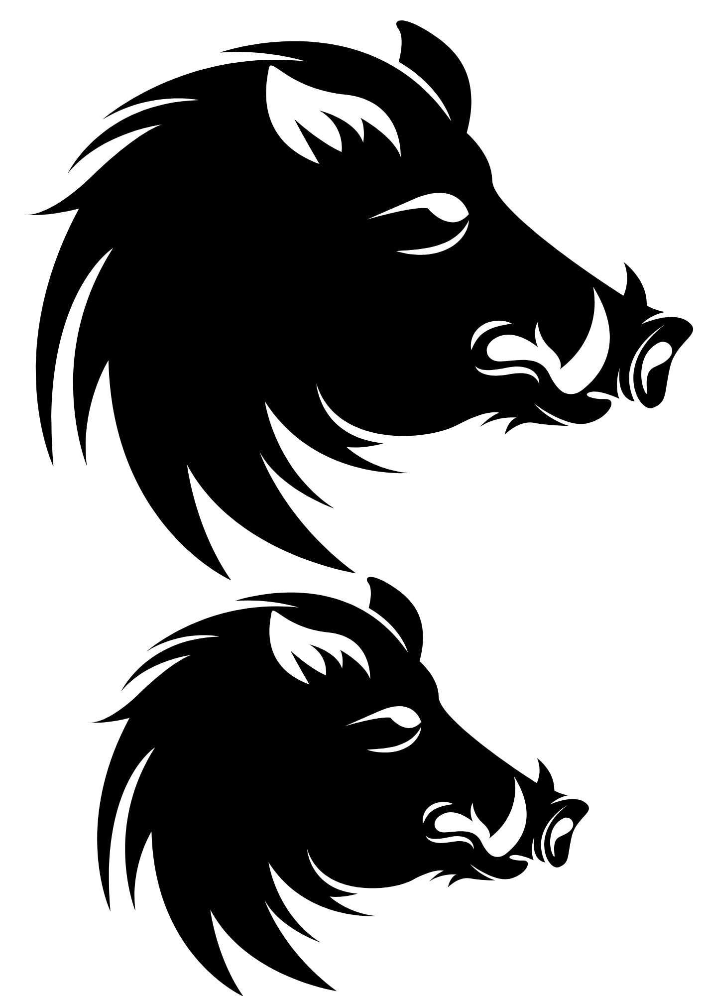 TeMaRo™ Wild Boar Tattoo Female