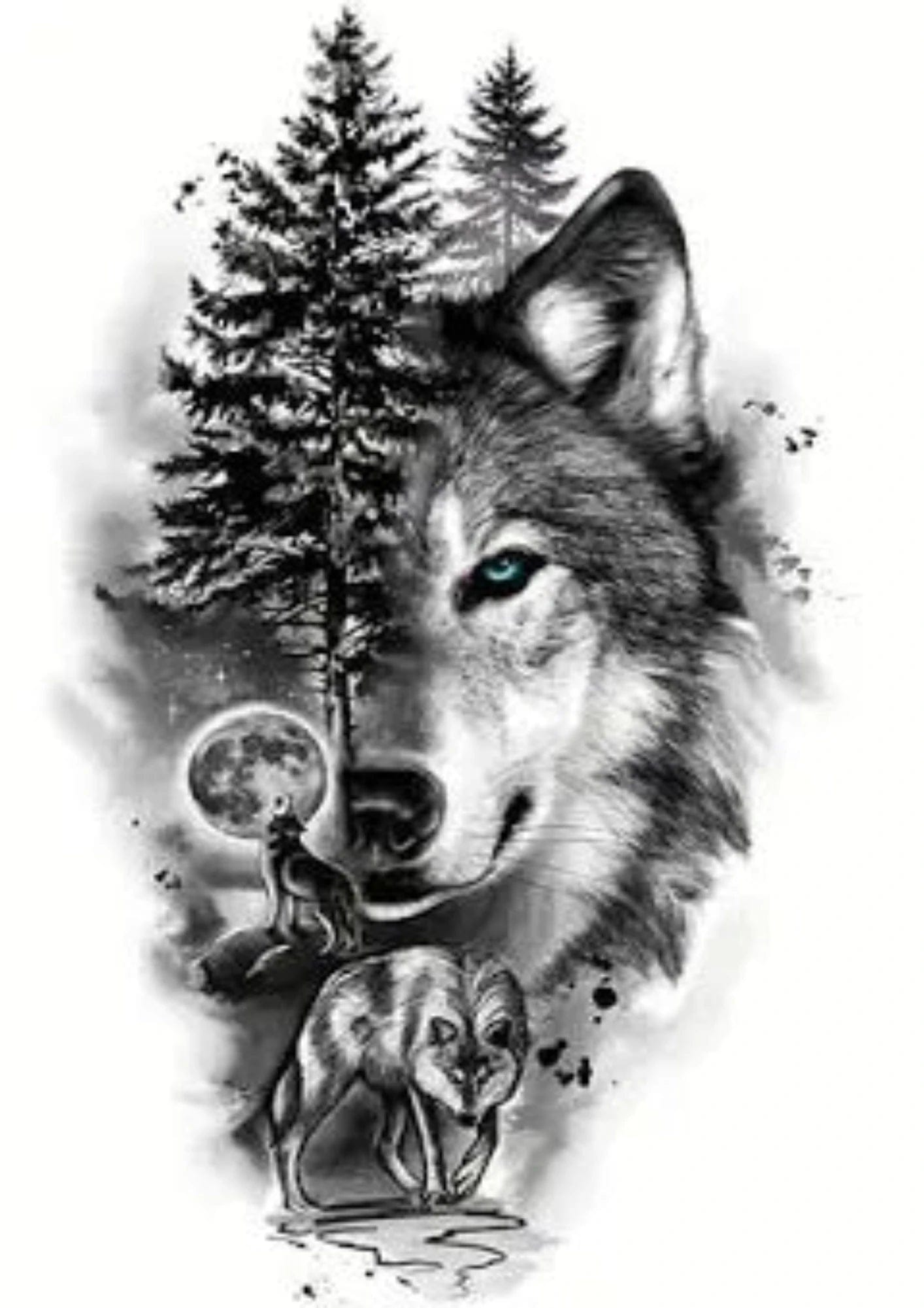 TeMaRo™ Wolf Tatoo for Men