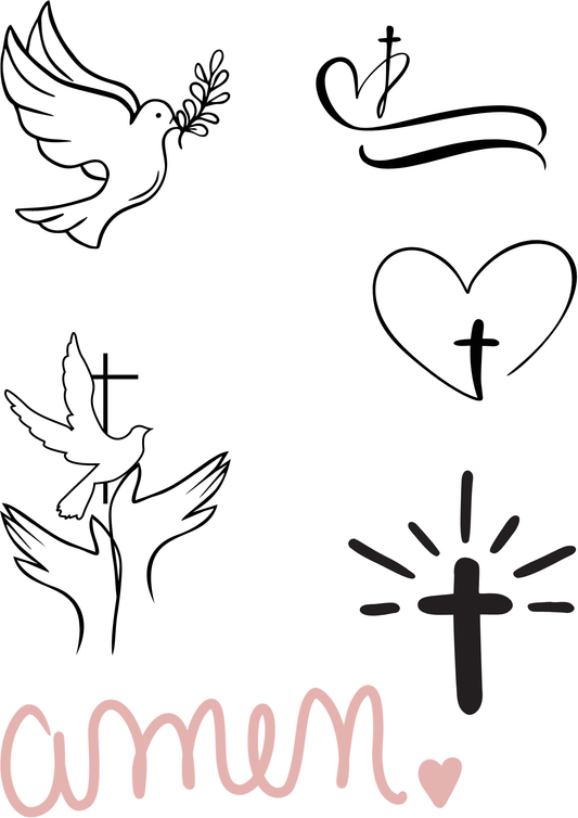 TeMaRo™ Women Christian Tattoos